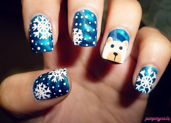 65 Cute Christmas Nails