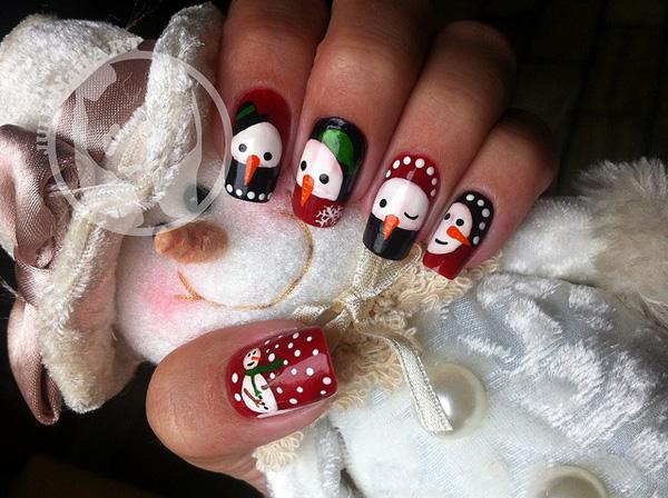 65 Cute Christmas Nails