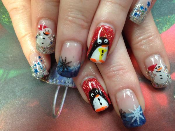 65 Cute Christmas Nails