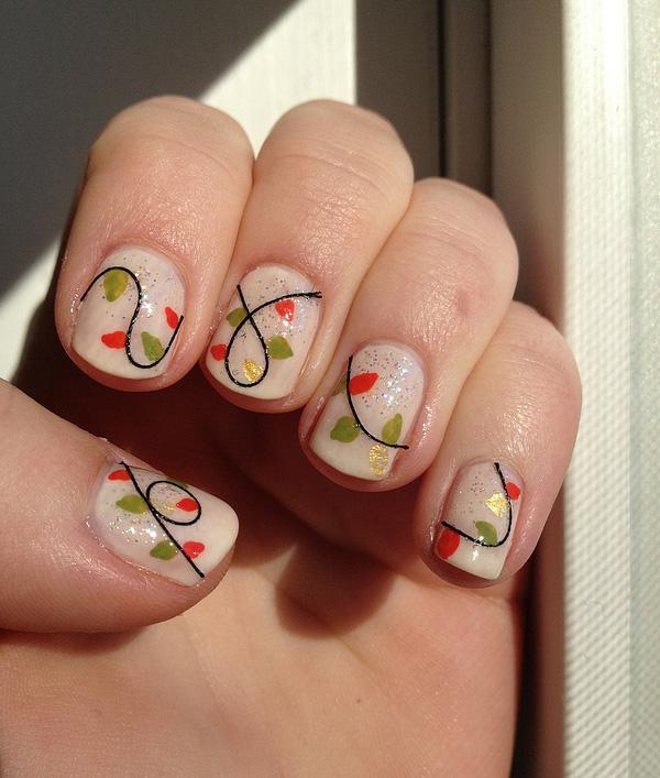65 Cute Christmas Nails