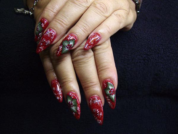 65 Cute Christmas Nails
