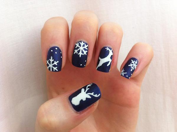 65 Cute Christmas Nails