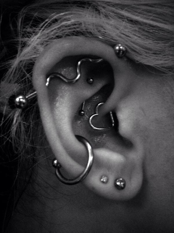 50 Beautiful Ear Piercings