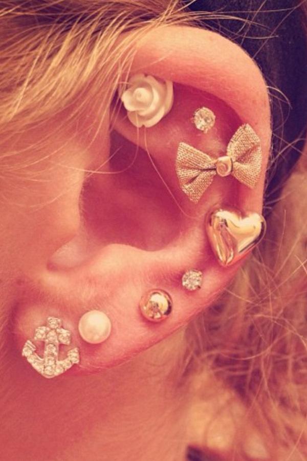 50 Beautiful Ear Piercings