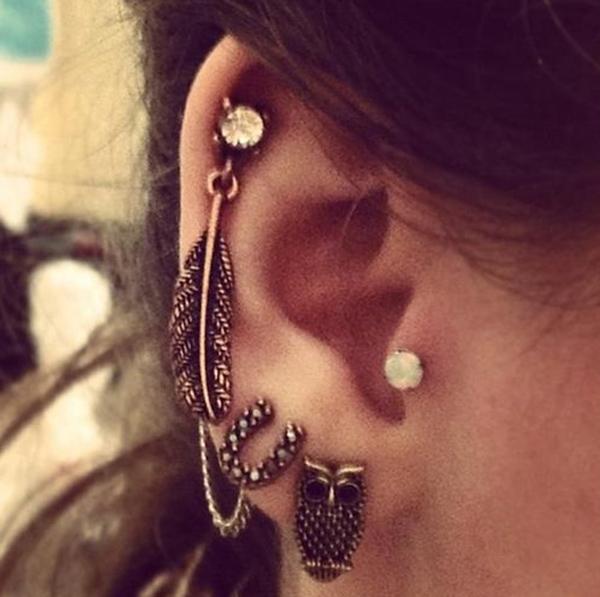 50 Beautiful Ear Piercings