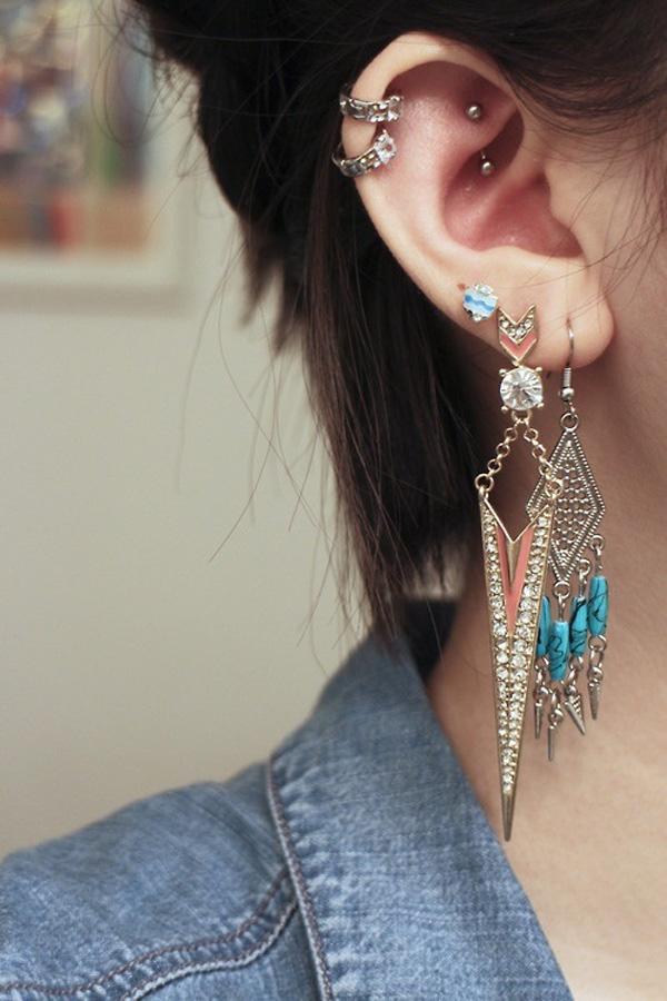 50 Beautiful Ear Piercings
