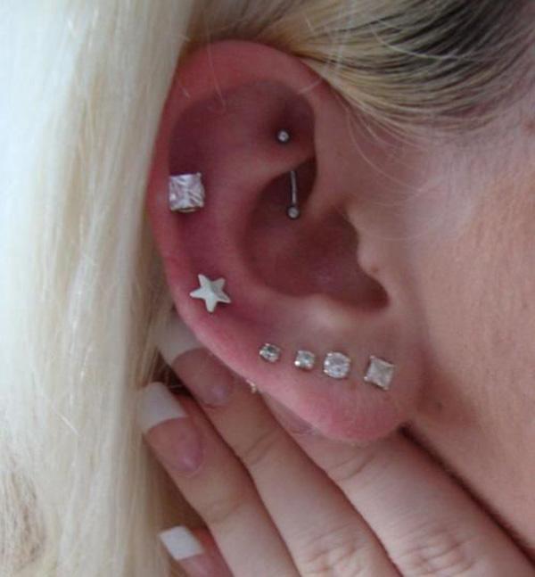 50 Beautiful Ear Piercings