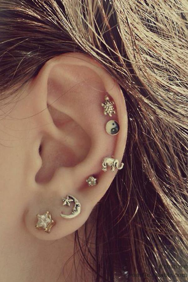 50 Beautiful Ear Piercings