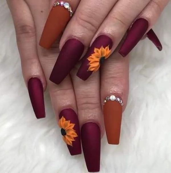 50 Flower Nail Art Designs