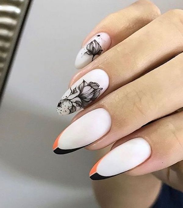 50 Flower Nail Art Designs