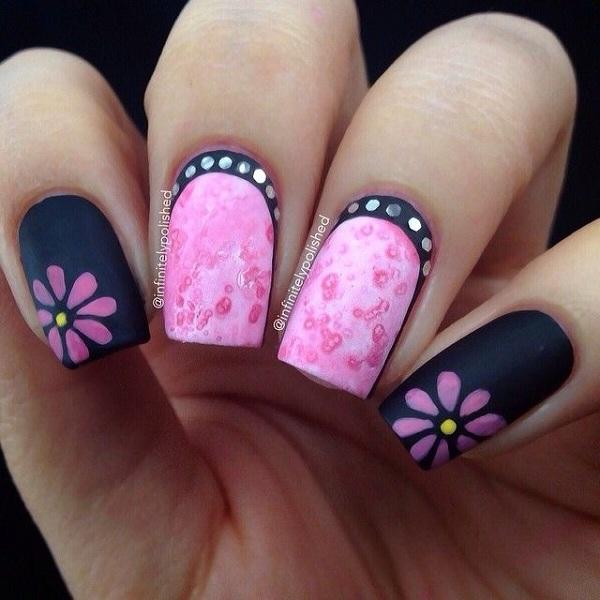 50 Flower Nail Art Designs