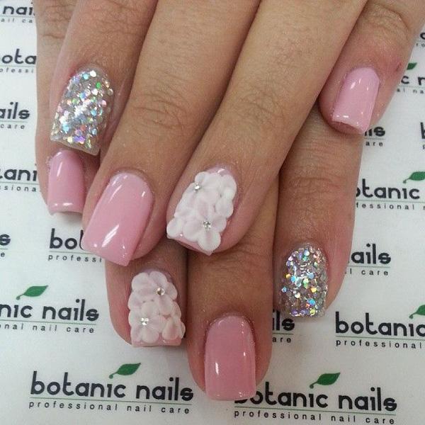50 Flower Nail Art Designs
