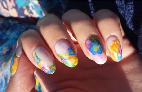 50 Flower Nail Art Designs