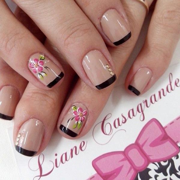 50 Flower Nail Art Designs