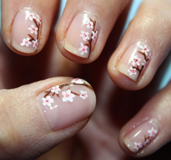 50 Flower Nail Art Designs