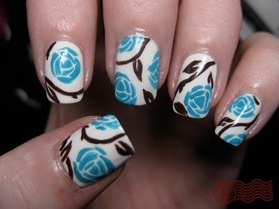 50 Flower Nail Art Designs