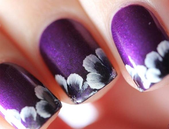 50 Flower Nail Art Designs