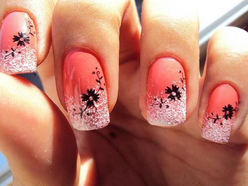 50 Flower Nail Art Designs