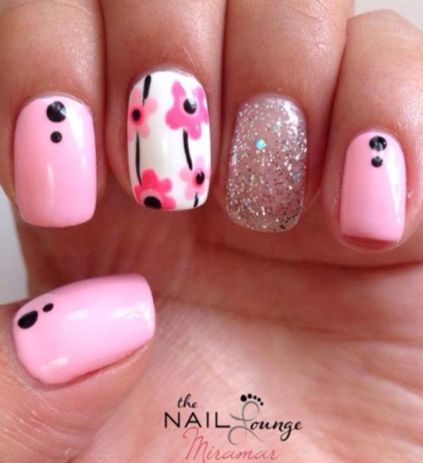 50 Flower Nail Art Designs