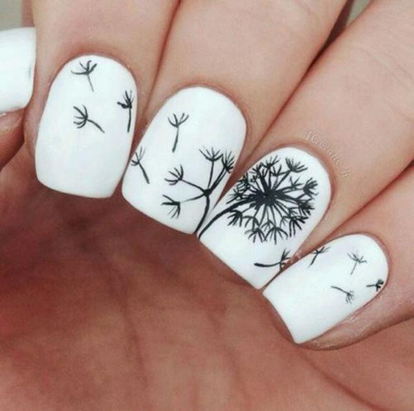 50 Flower Nail Art Designs