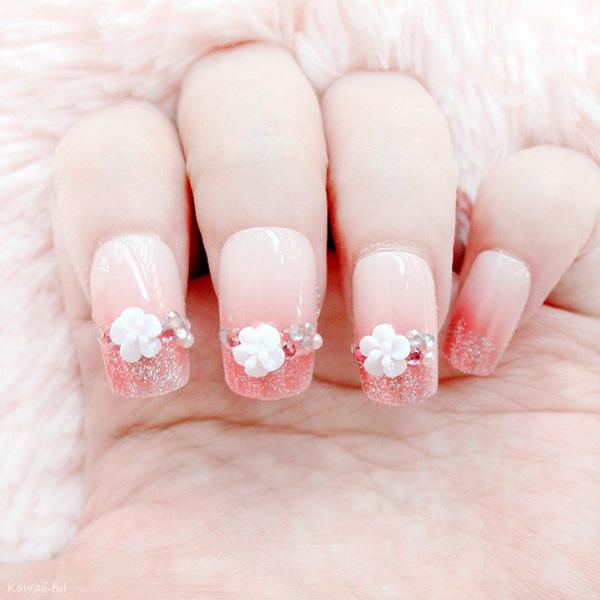 50 Flower Nail Art Designs