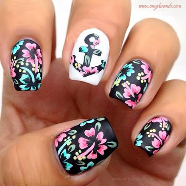 60 Cute Anchor Nail Designs
