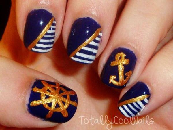 60 Cute Anchor Nail Designs