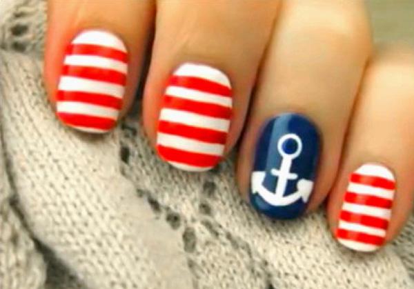 60 Cute Anchor Nail Designs
