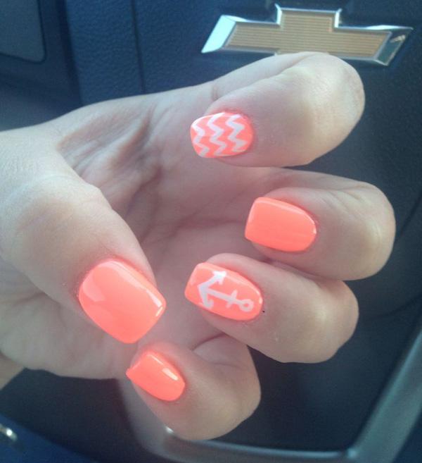 60 Cute Anchor Nail Designs