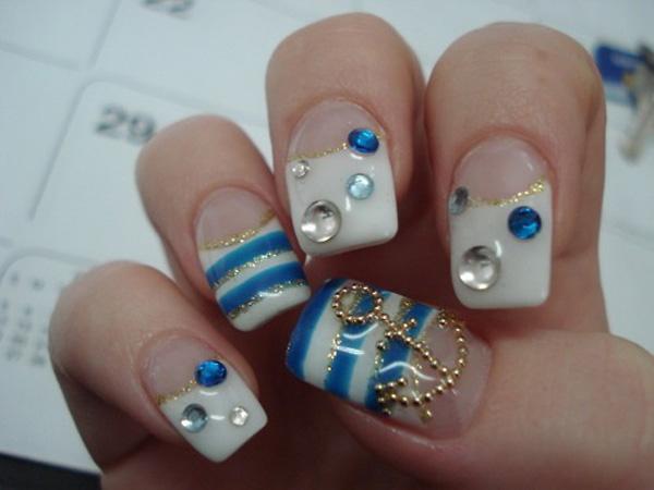 60 Cute Anchor Nail Designs