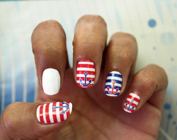60 Cute Anchor Nail Designs