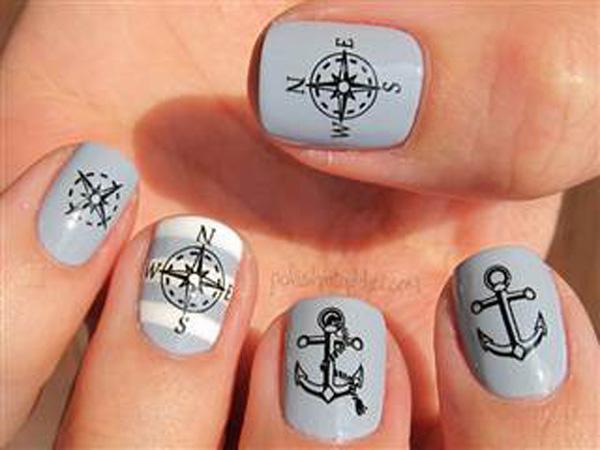 60 Cute Anchor Nail Designs