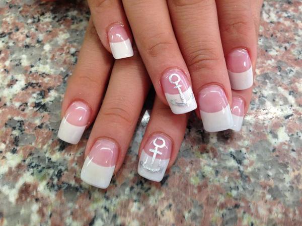 60 Cute Anchor Nail Designs