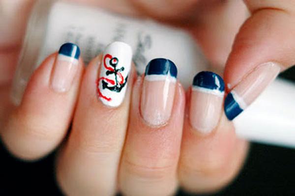 60 Cute Anchor Nail Designs