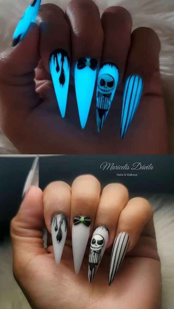 50 Cool Halloween Nail Art Ideas