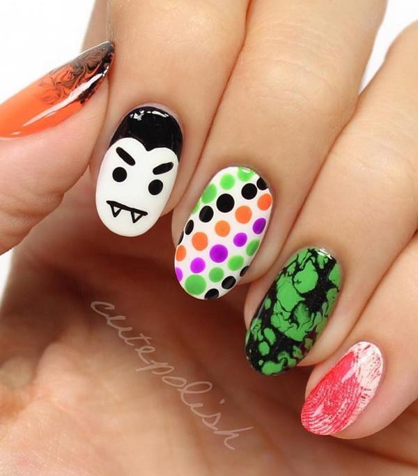 50 Cool Halloween Nail Art Ideas