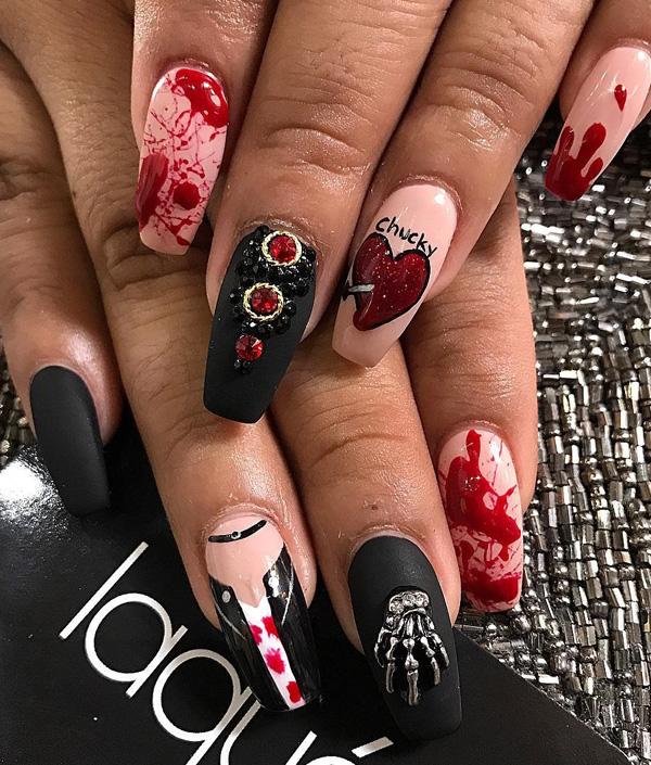 50 Cool Halloween Nail Art Ideas