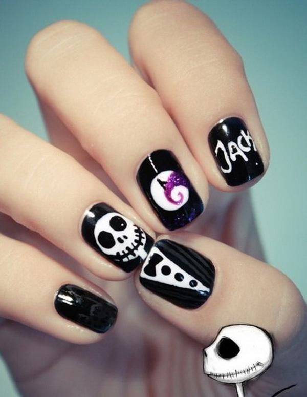 50 Cool Halloween Nail Art Ideas