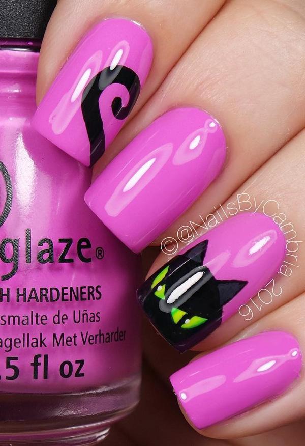 50 Cool Halloween Nail Art Ideas
