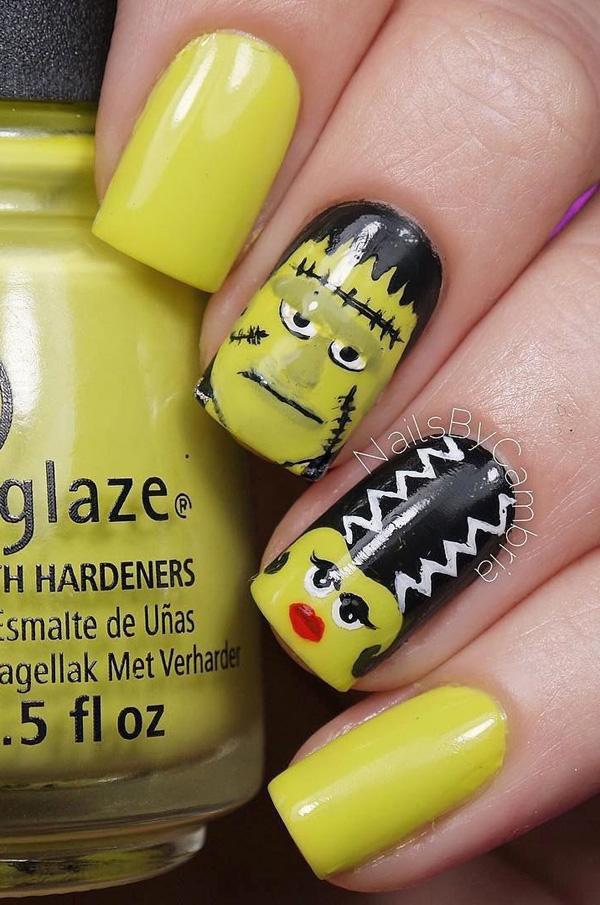 50 Cool Halloween Nail Art Ideas