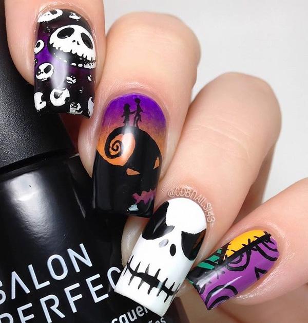 50 Cool Halloween Nail Art Ideas