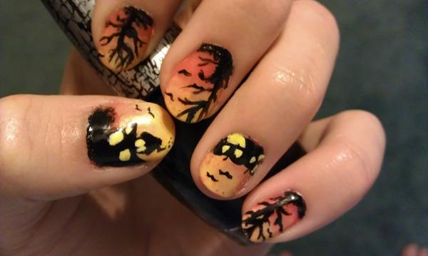 50 Cool Halloween Nail Art Ideas