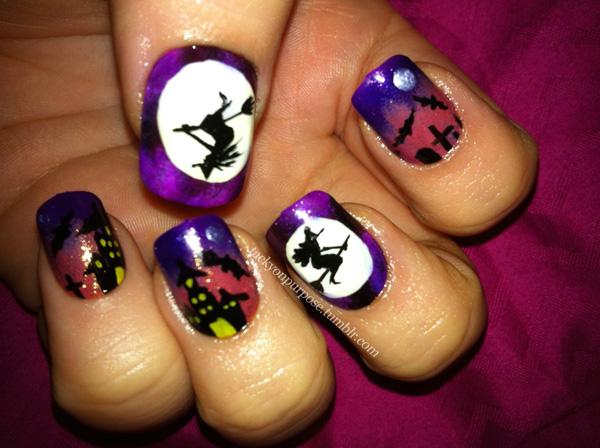 50 Cool Halloween Nail Art Ideas