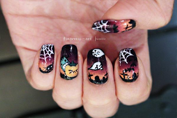 50 Cool Halloween Nail Art Ideas