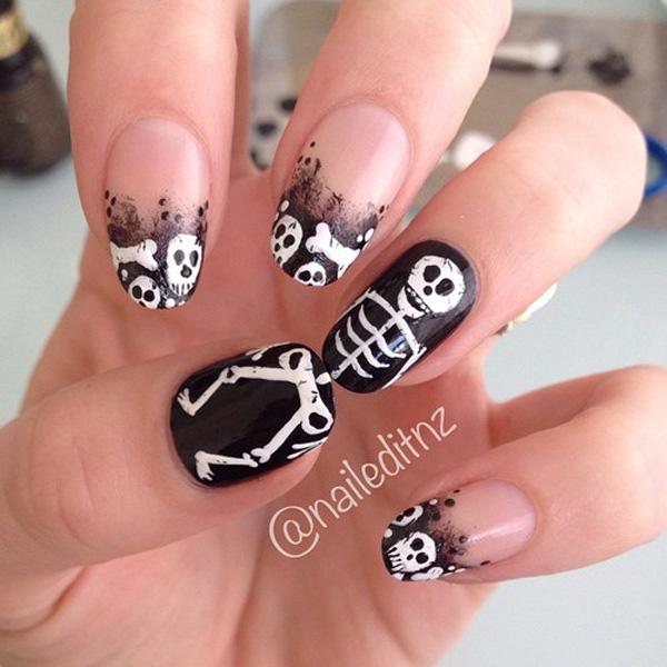 50 Cool Halloween Nail Art Ideas