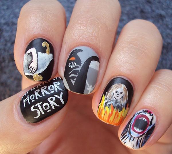 50 Cool Halloween Nail Art Ideas