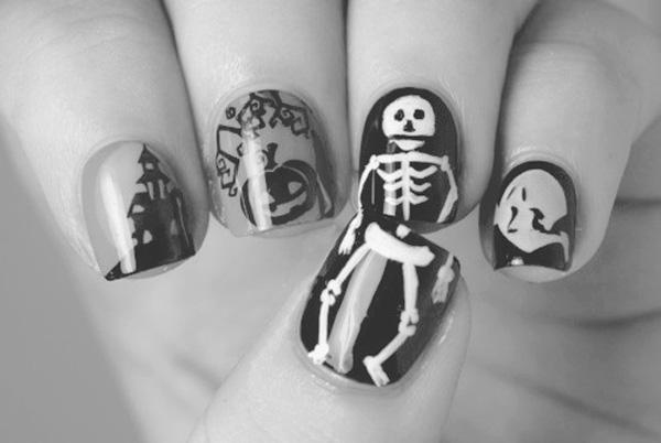 50 Cool Halloween Nail Art Ideas