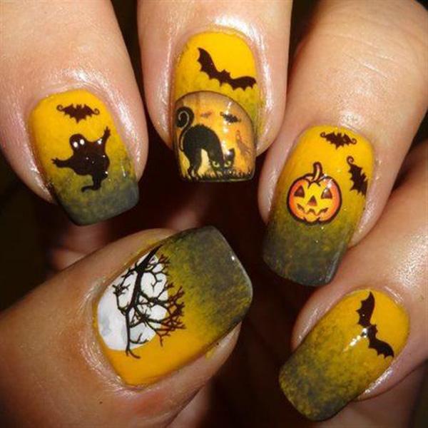 50 Cool Halloween Nail Art Ideas