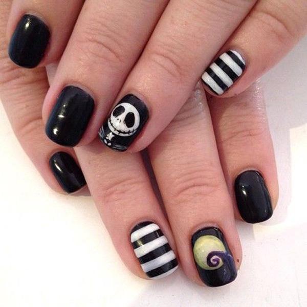 50 Cool Halloween Nail Art Ideas