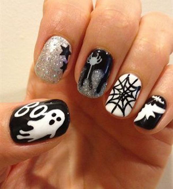 50 Cool Halloween Nail Art Ideas